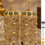 Kohinoor large size bridal kaleera with pearl and golden detailing