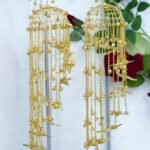 Bird Charm Cage Kaleera – Micro Gold Plated Bridal Kaleera