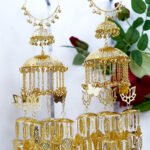 Lotus Charm Layered Kaleera – Micro Gold Plated Bridal Kaleera