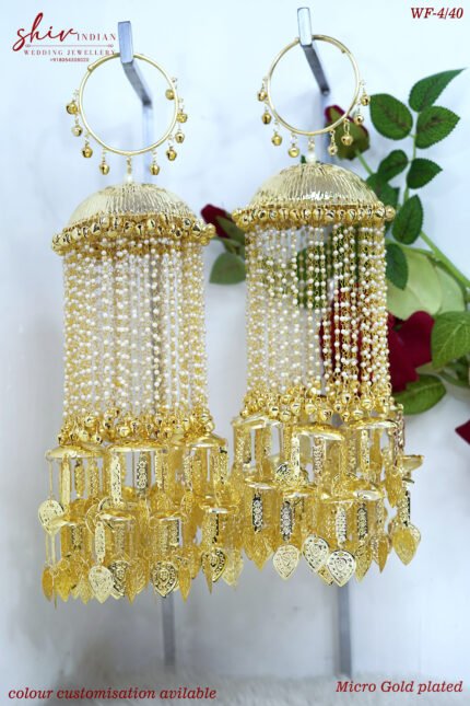 Pearl Cascade Jhumka Kaleera