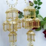 Peacock Kaleera – Micro Gold Plated Bridal Kaleera