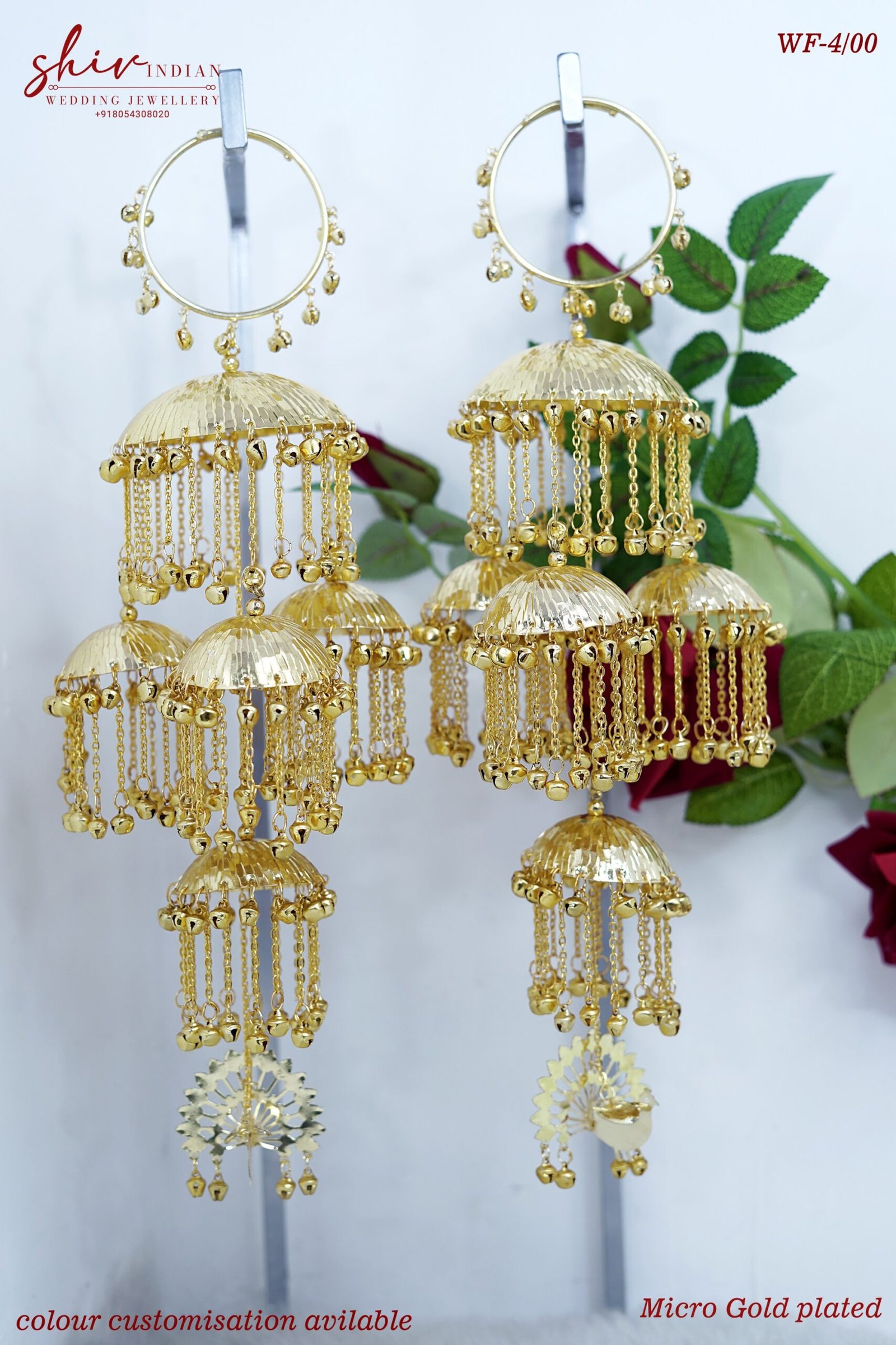 Peacock Kaleera – Micro Gold Plated Bridal Kaleera Peacock Kaleera – Micro Gold Plated Bridal Kaleera