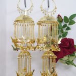 Aiza Bird Charm Kaleera micro gold plated bridal kaleera